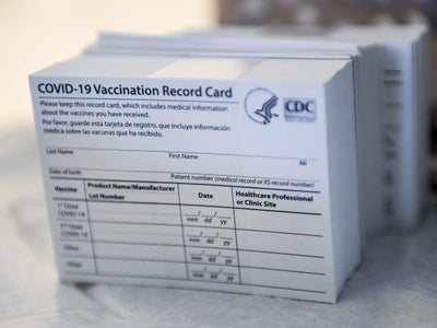 U.S. Border Patrol Has Seized Thousands of Fake COVID-19 Vaccination Cards