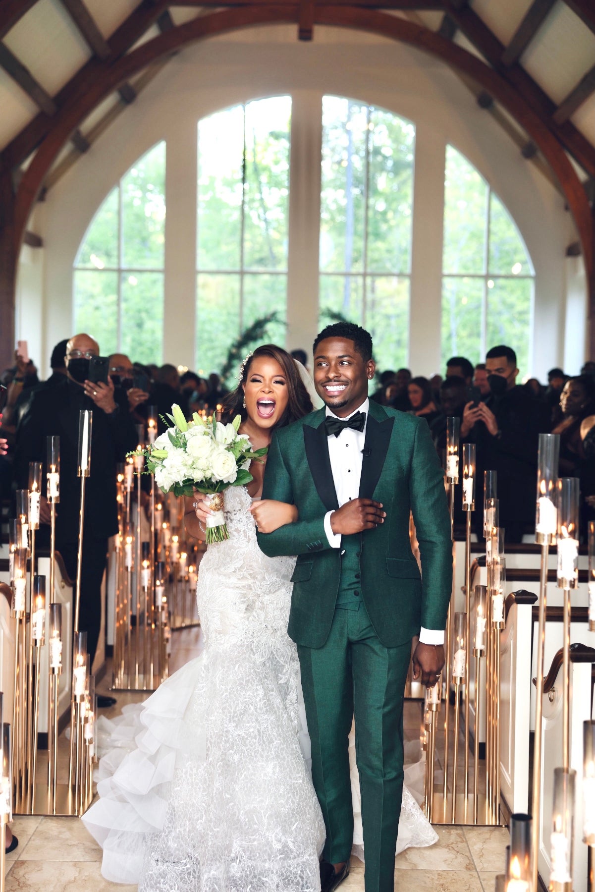 Bridal Bliss: Dalen And Stacey's Intimate Atlanta Wedding Was Full Of Some Tears And Plenty Of Joy