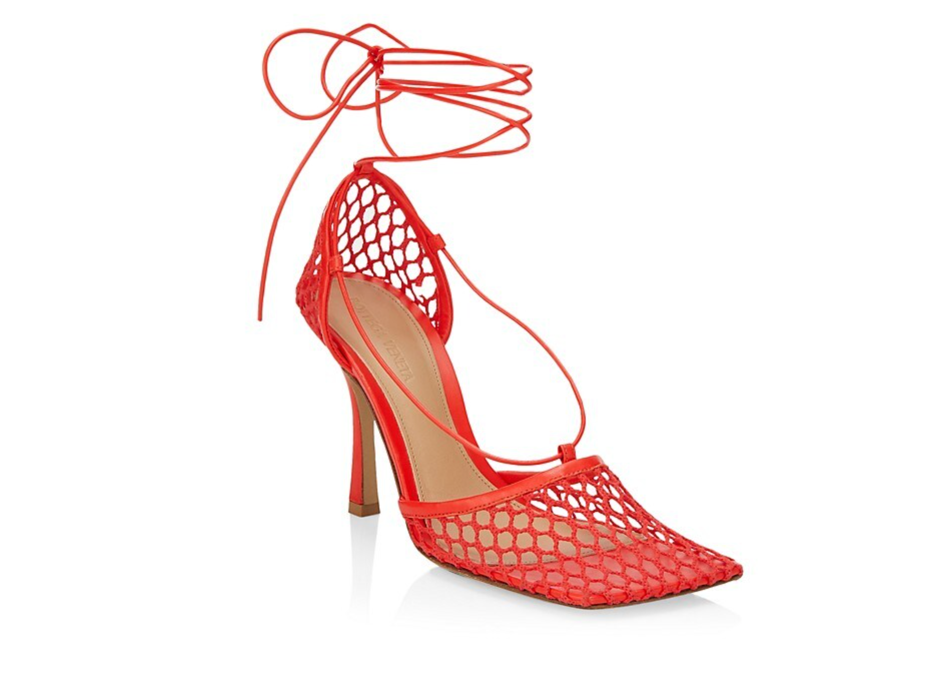 The Bottega Veneta Stretch Mesh-Panel Sandals Are Already Poised To Be The Shoe Of The Summer
