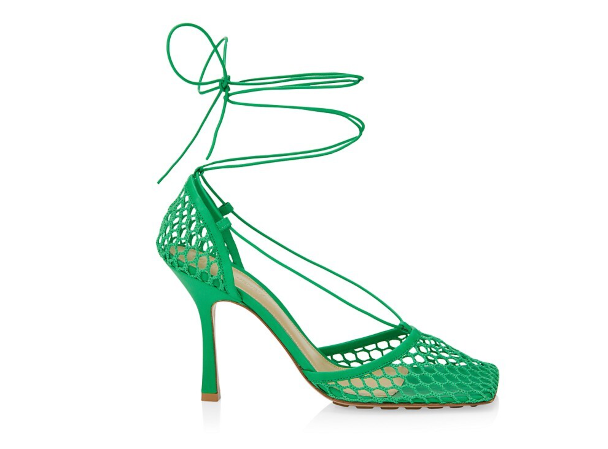 The Bottega Veneta Stretch Mesh-Panel Sandals Are Already Poised To Be The Shoe Of The Summer