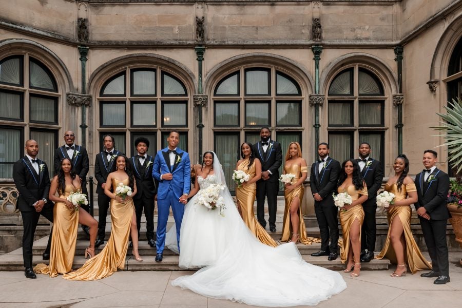 Exclusive Inside Jasmine Luv and Corey Barrett's Fairytale Wedding