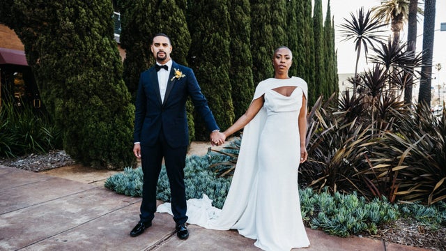 Bridal Bliss: Hello Palm Trees and Ocean Views — See Chelsea And Emerson’s Intimate SoCal Wedding