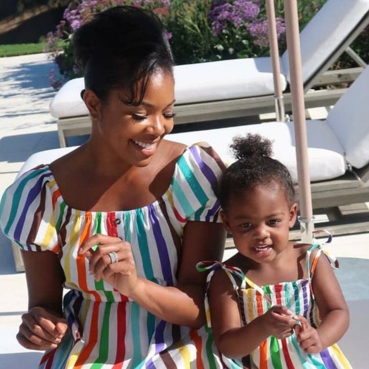 9 Of Gabrielle Union And Kaavia's Best #TwinningWithMommy Moments