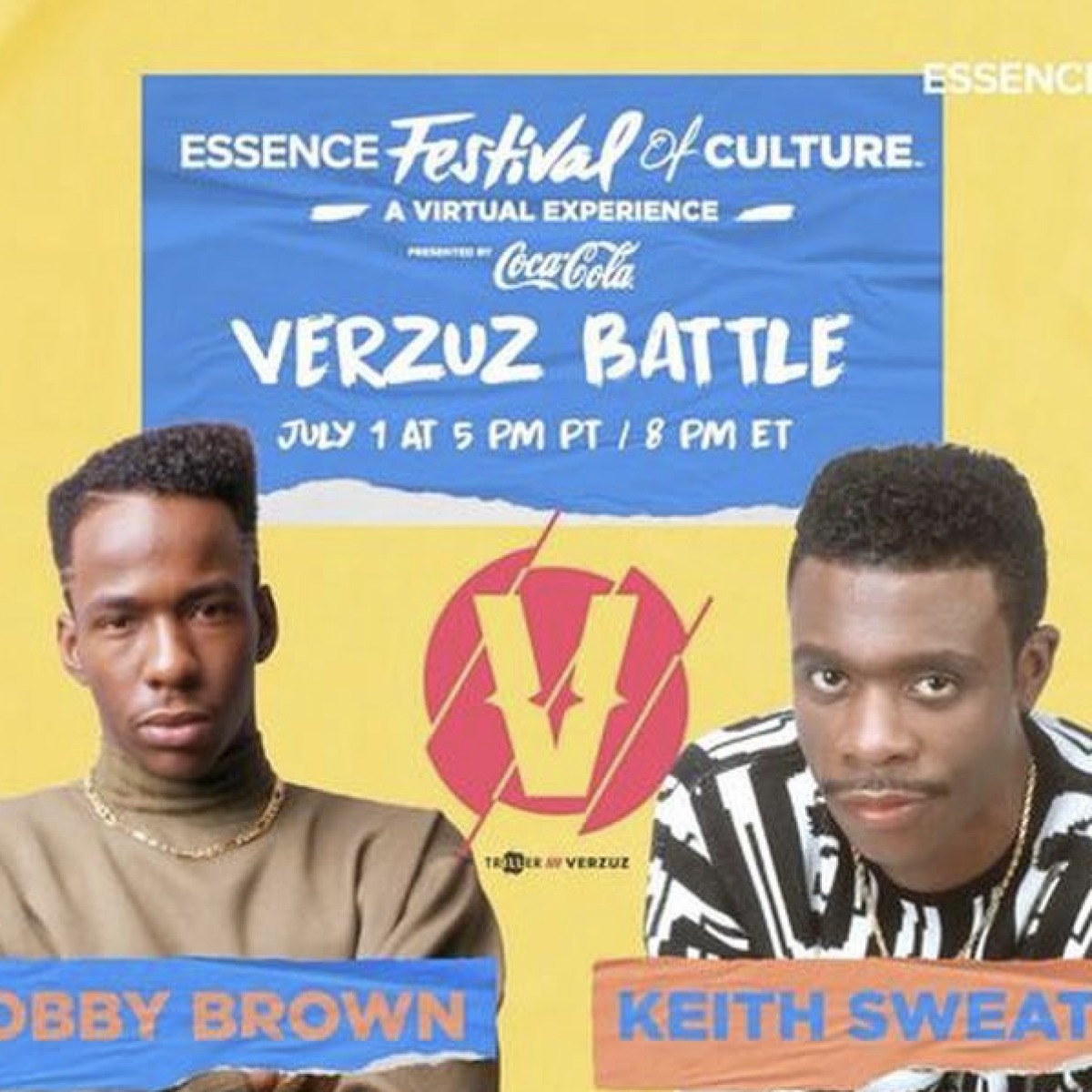 Essence Festival x Verzuz: Bobby Brown & Keith Sweat Are Going Hit For Hit