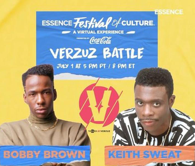 ESSENCE Festival x Verzuz: Bobby Brown & Keith Sweat Are Going Hit For Hit