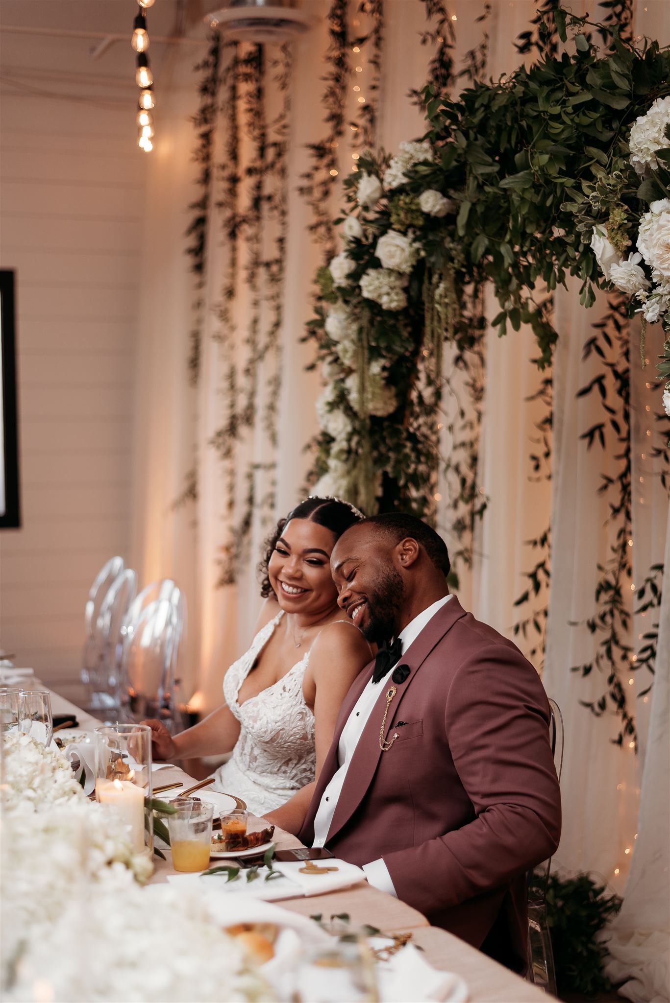 Bridal Bliss: Iman And Anthony's Wedding Was Filled With Lush Greenery And Lots Of Love