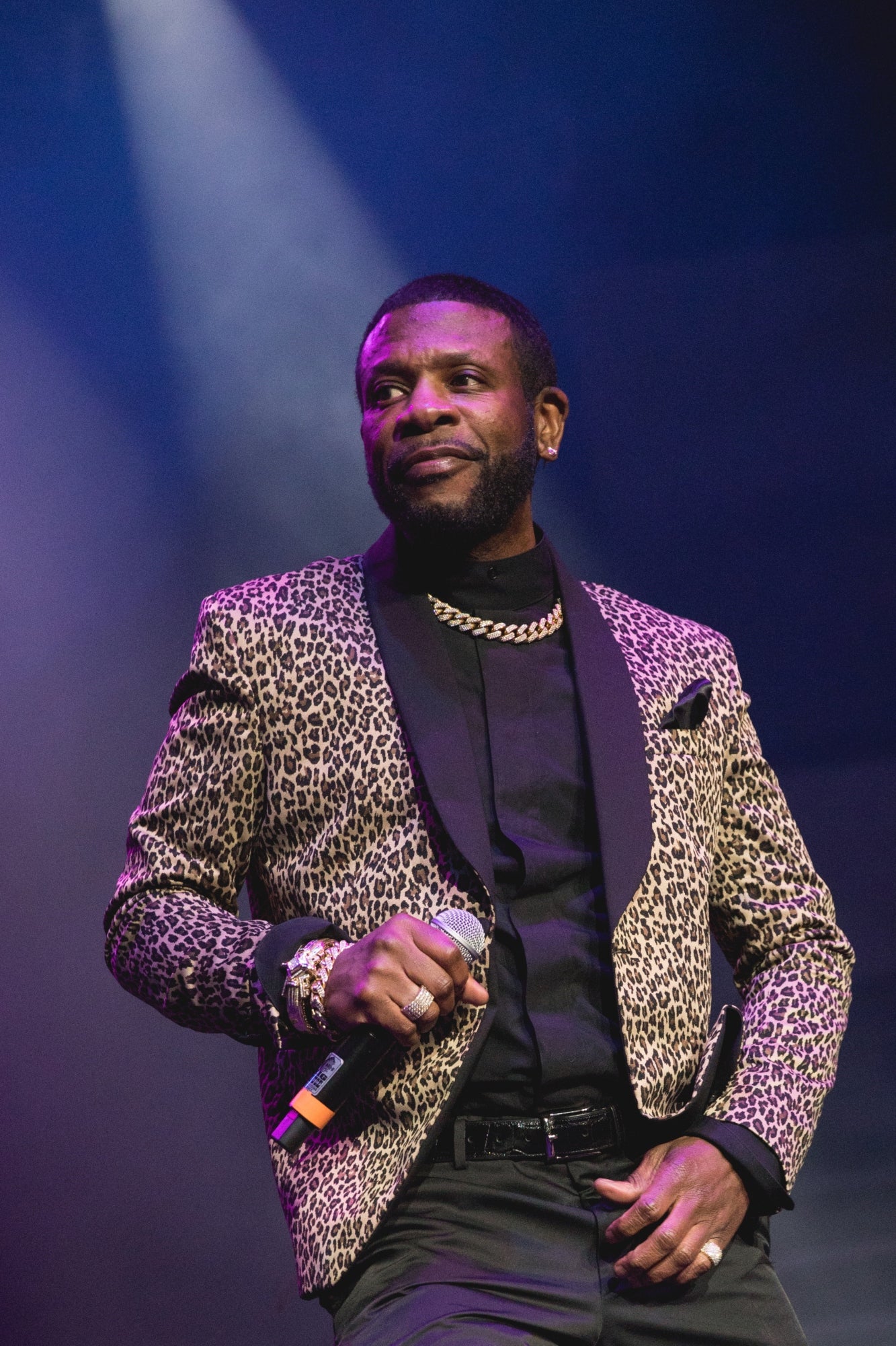 Our Favorite Photos of Birthday Boy Keith Sweat Showing Off His Signature Swag On Stage