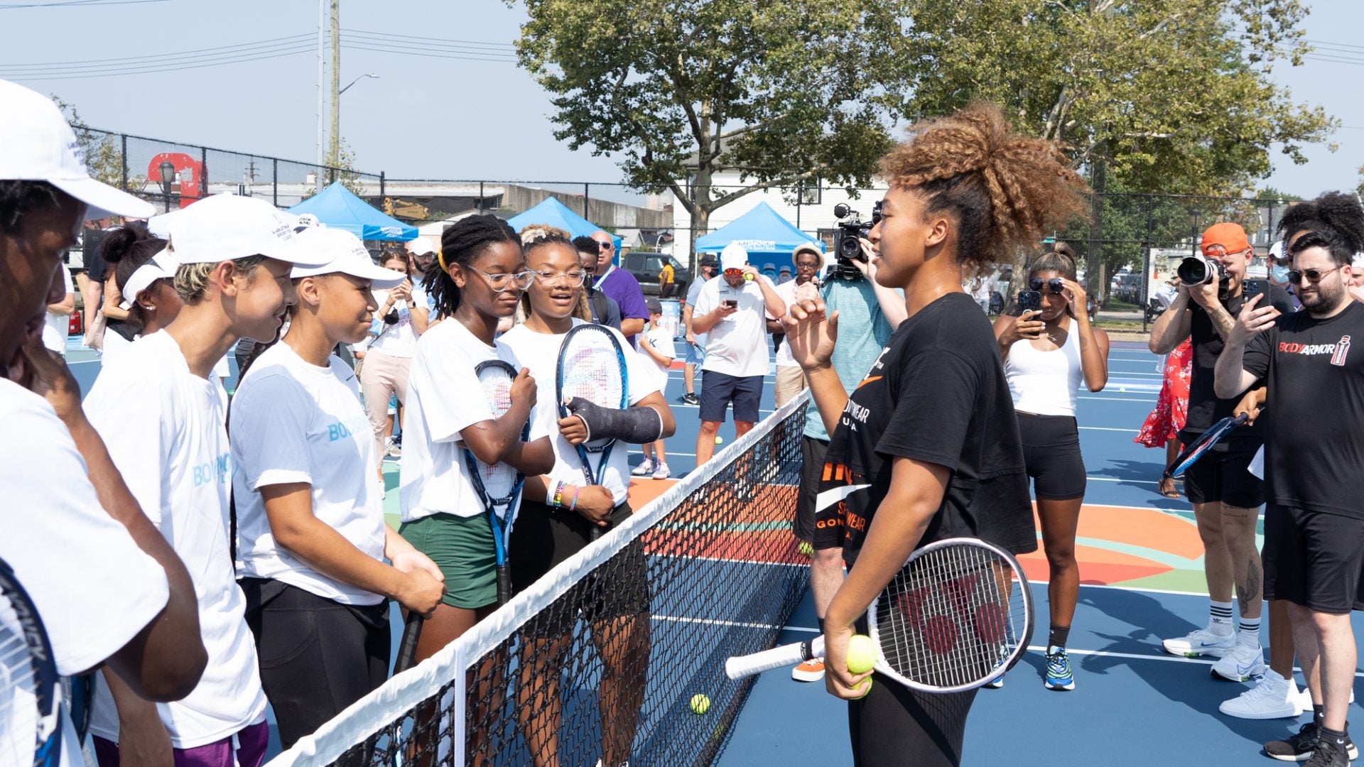 Naomi Osaka Returns To Childhood Courts To Play With The Next Generation Of Tennis Stars
