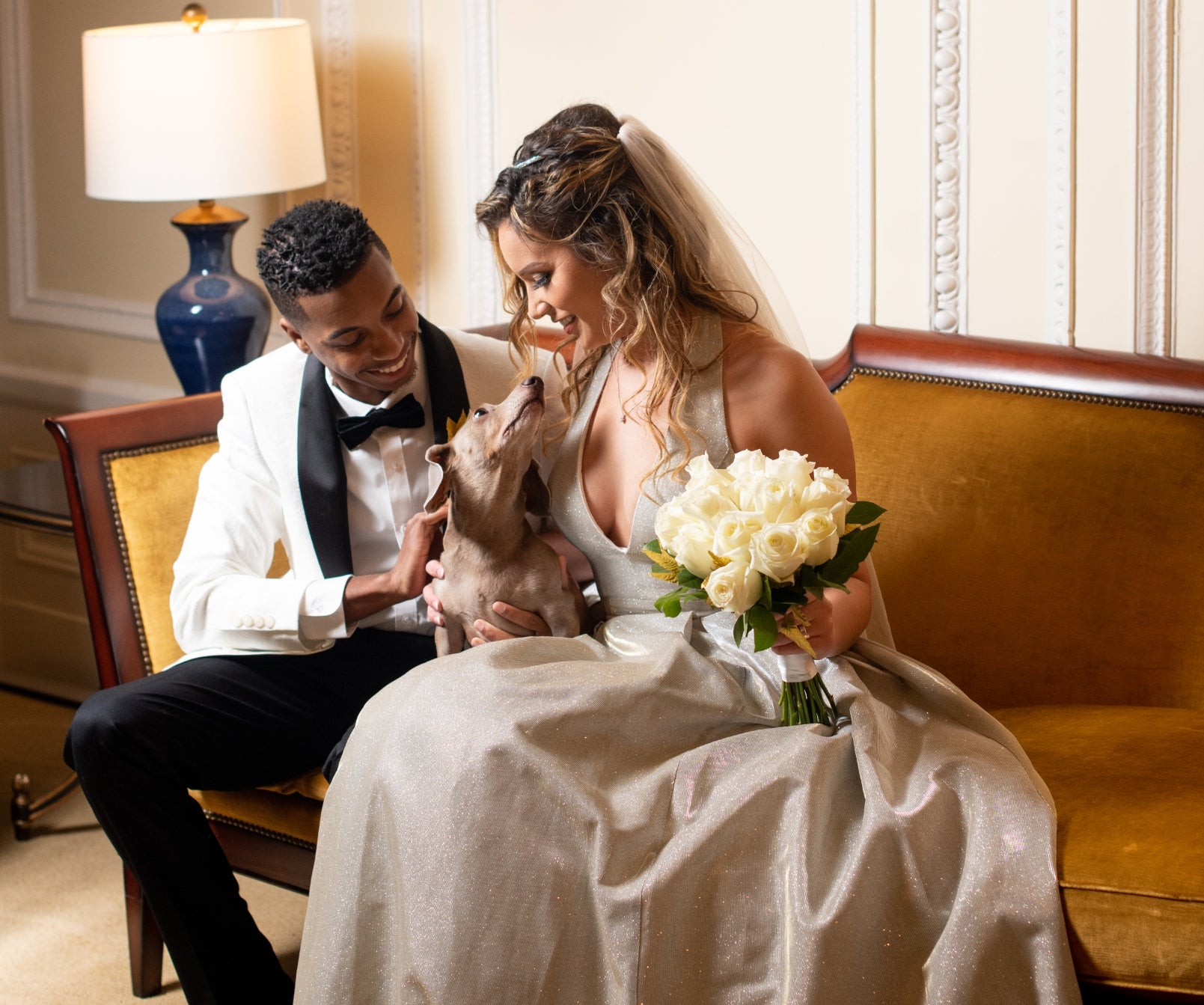 Bridal Bliss: Mariah And Corrinn's Micro Wedding Included Their Parents, Their Pastor, And Their Pet