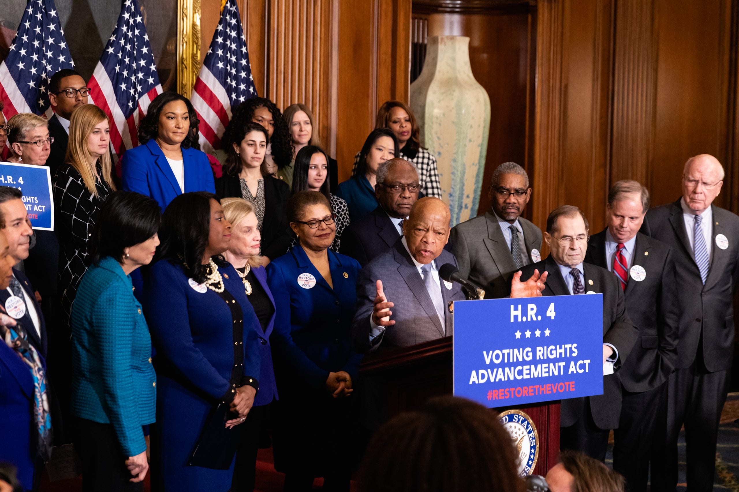 House Introduces John R. Lewis Voting Rights Advancement Act