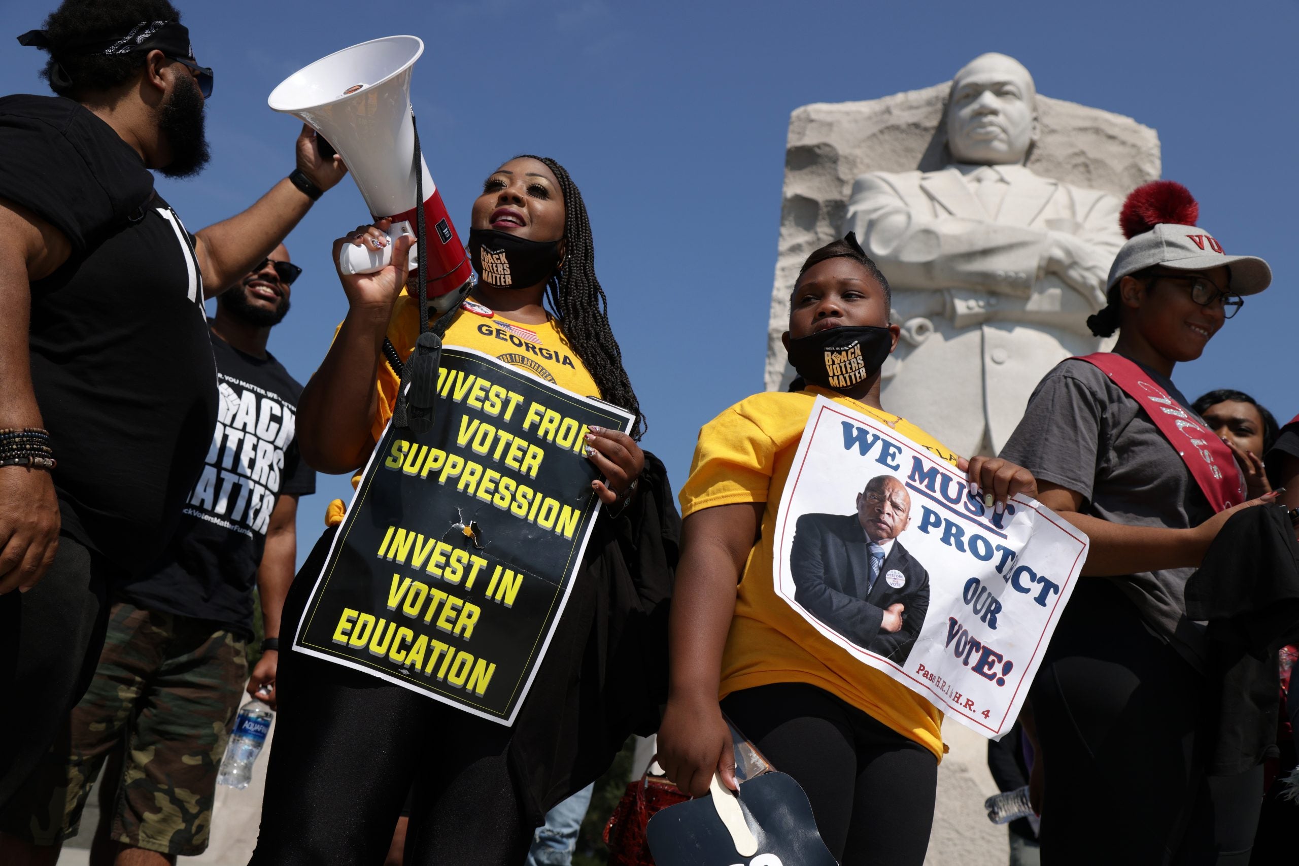 With Voting Rights on the Brink, Activists Set to March on Washington and Throughout the Country This Saturday