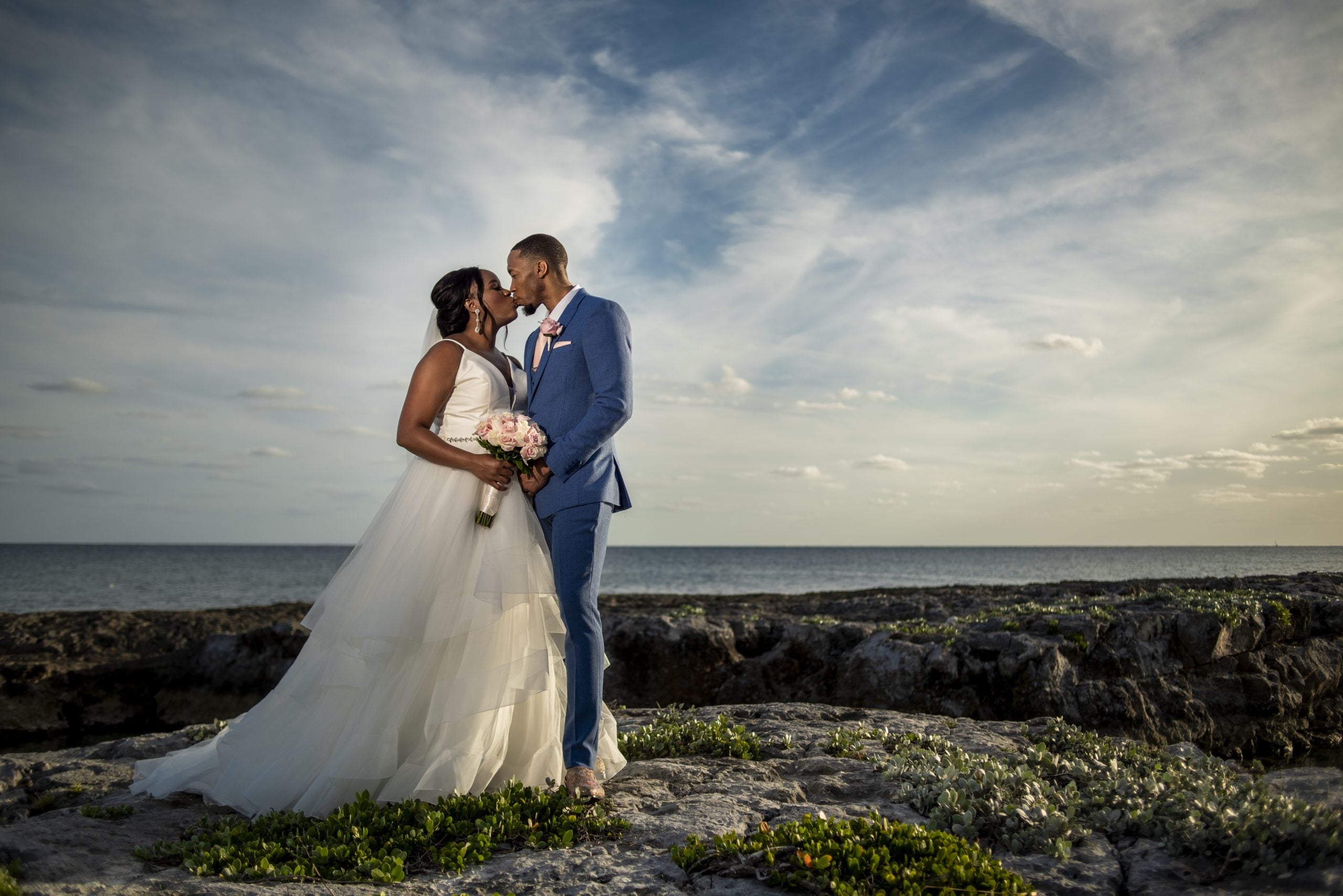 Bridal Bliss: Courtney And Michael Pulled Off A Stunning Destination Wedding With An Ocean Side Ceremony In Mexico