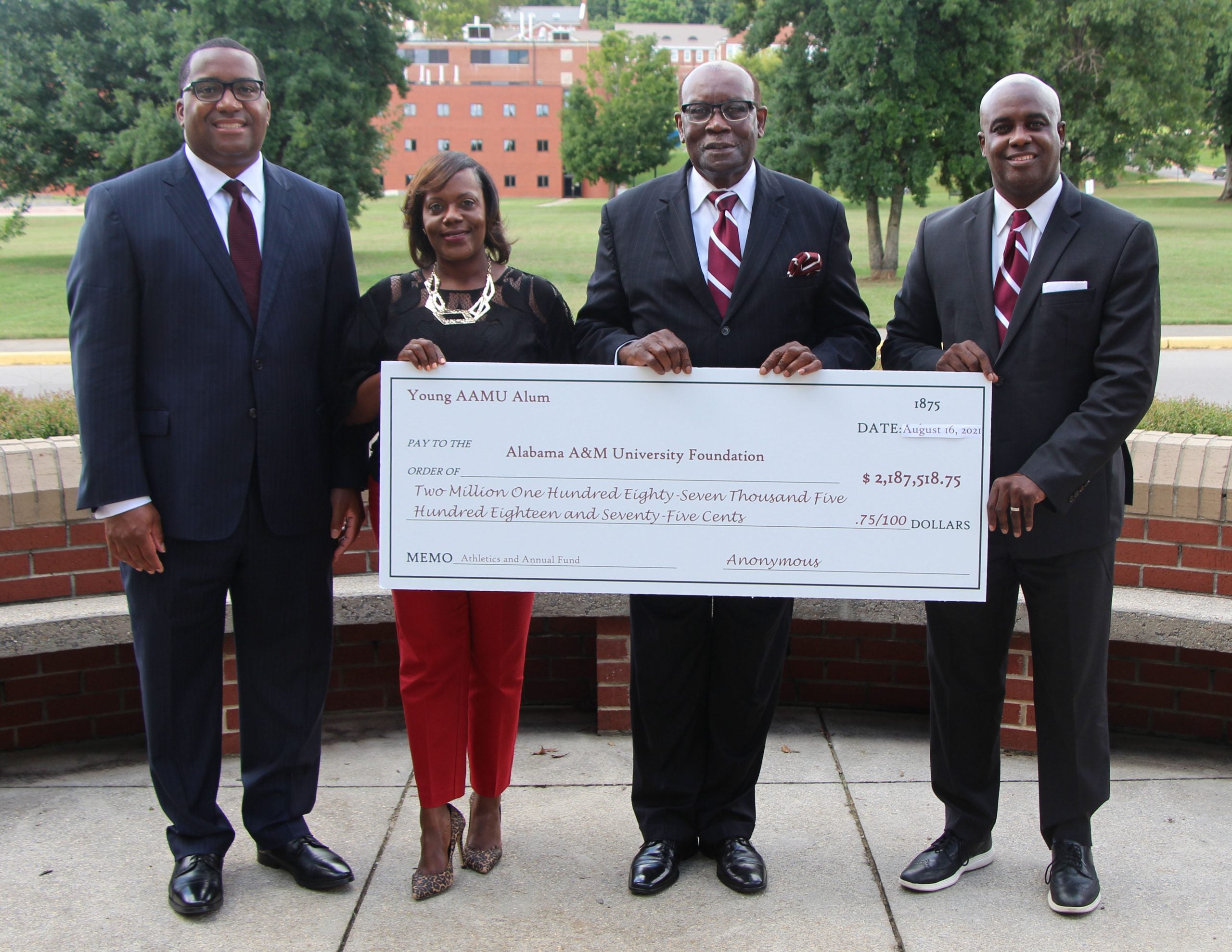 Alabama A&M Receives Largest Individual Donation in the School's History