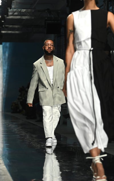 Runway Recap: Arc Of Andre SS2022 Collection Highlights Black Maternal Health Crisis At Essence Fashion House