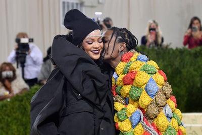 9 Sweet Photos Of Rihanna and A$AP Rocky Looking Madly In Love At The Met Gala