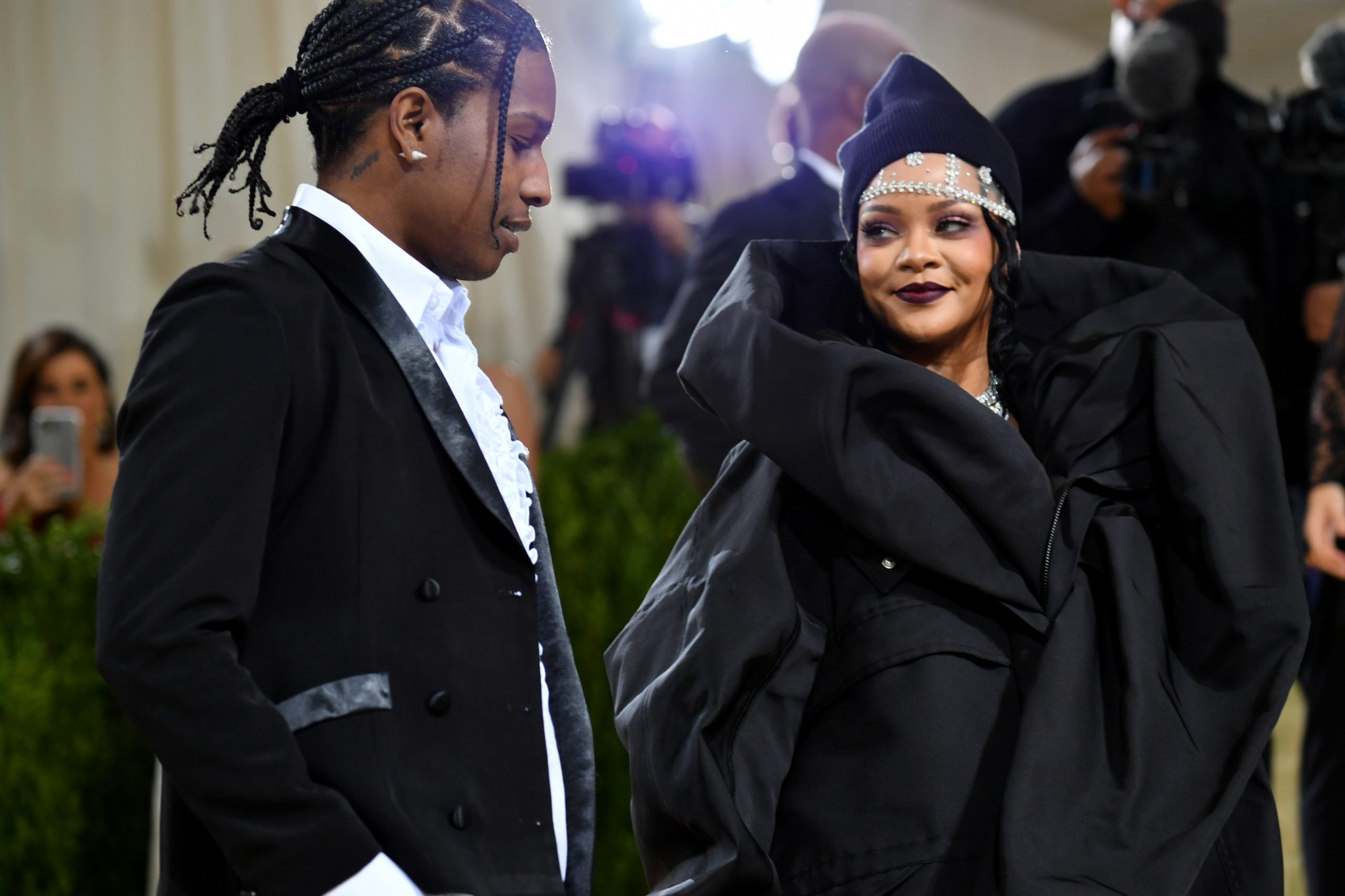 9 Sweet Photos Of Rihanna and A$AP Rocky Looking Madly In Love At The Met Gala