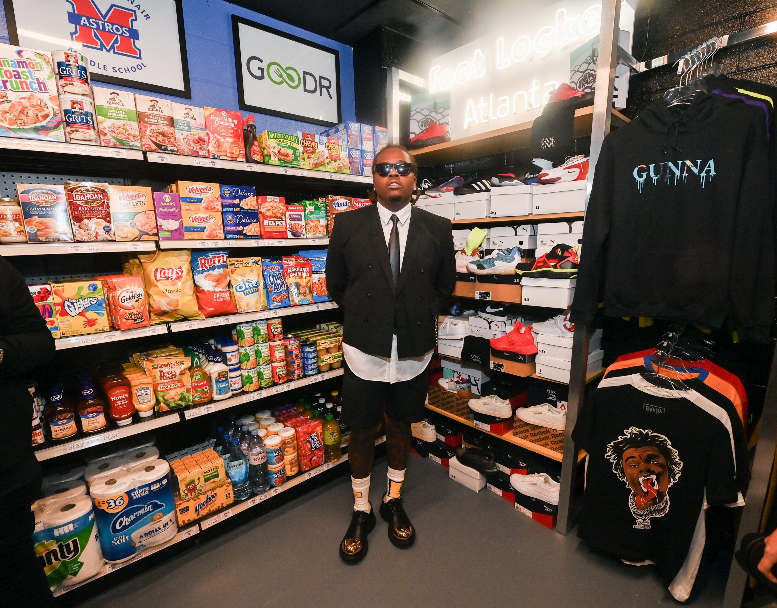 Rapper Gunna Partners With Goodr To Open Free Grocery Store In Atlanta Middle School