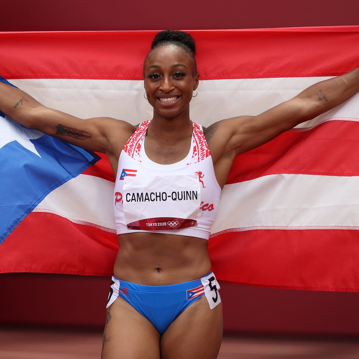 Olympic Gold Medalist Jasmine Camacho-Quinn Says She's Proudly 100% Hispanic And 100% Black American