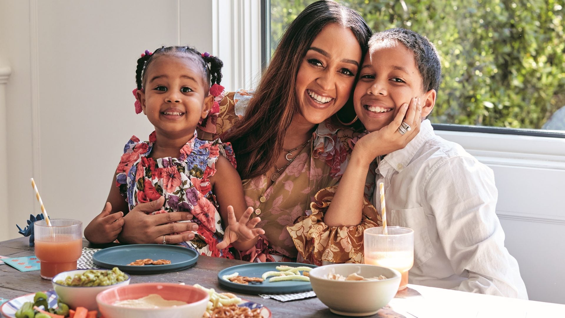 Tia Mowry On Having A Community Of Busy Moms to Lean On and How She's Learning To Do More With Less