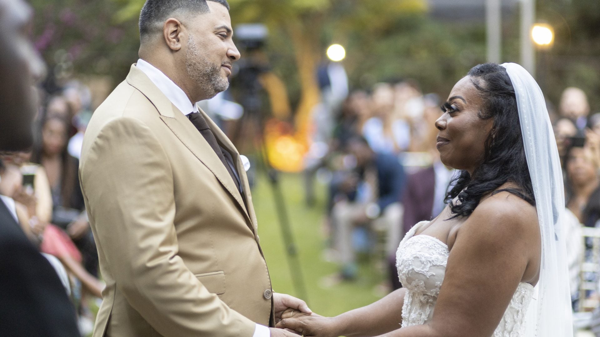 Bridal Bliss: After Fixing Her Love Life With Iyanla Vanzant's Help, Christal Wed Adrian In A Garden Wedding In Atlanta