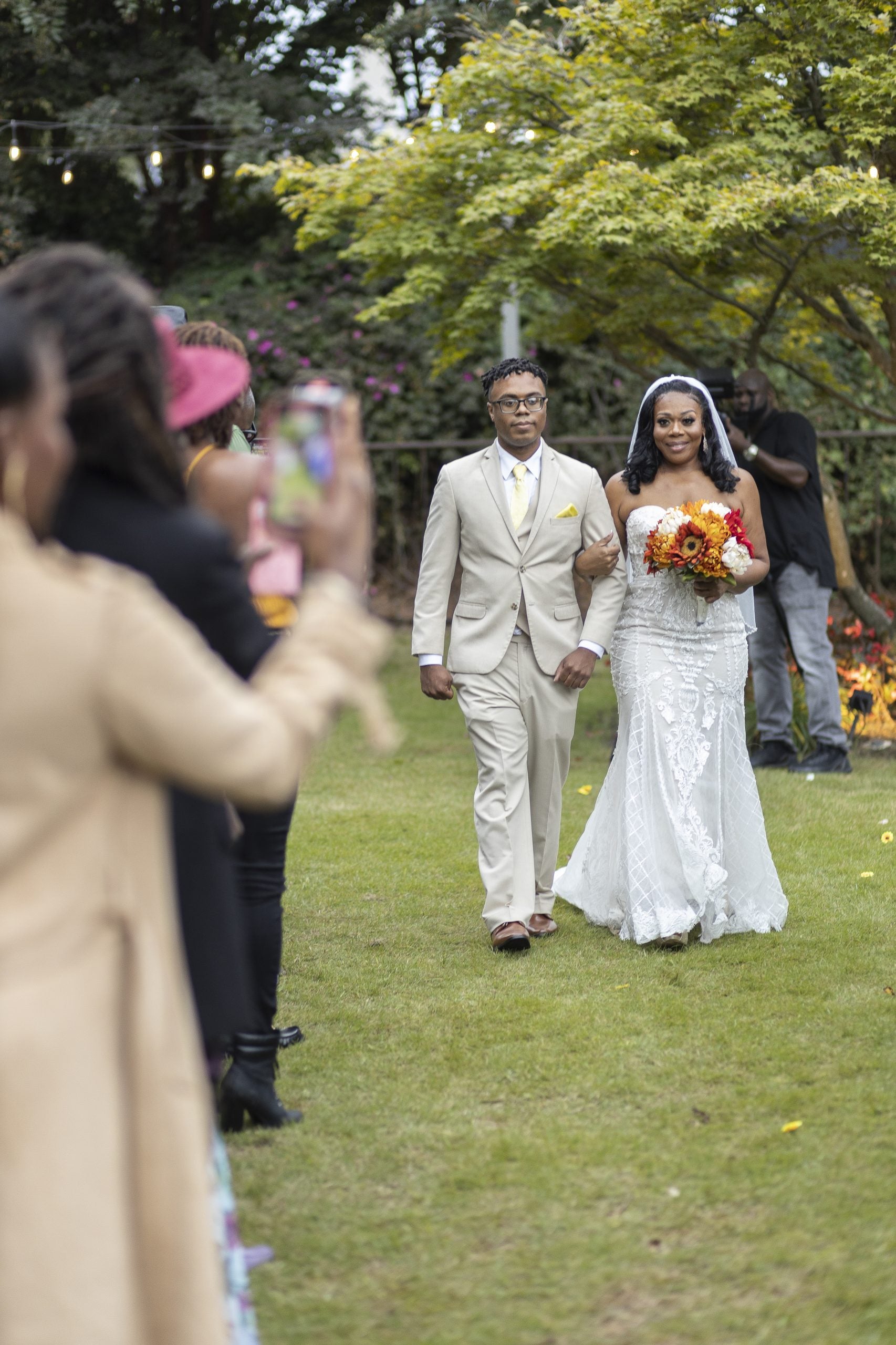 Bridal Bliss: After Fixing Her Love Life With Iyanla Vanzant's Help, Christal Wed Adrian In A Garden Wedding In Atlanta