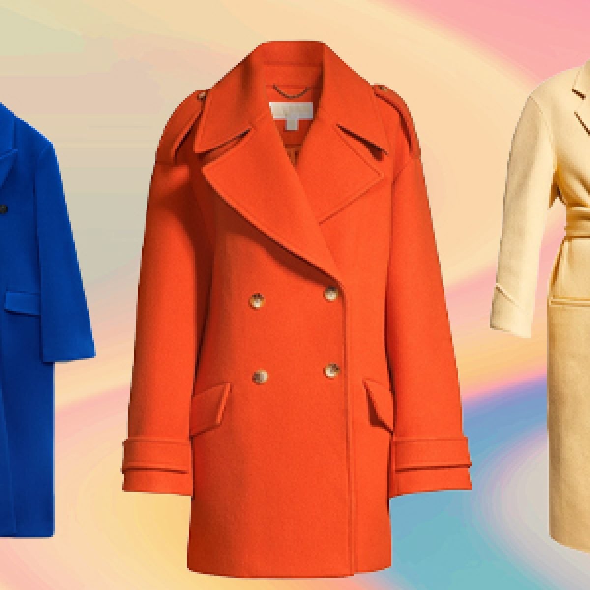 7 Rainbow-Colored Coats To Sigh For