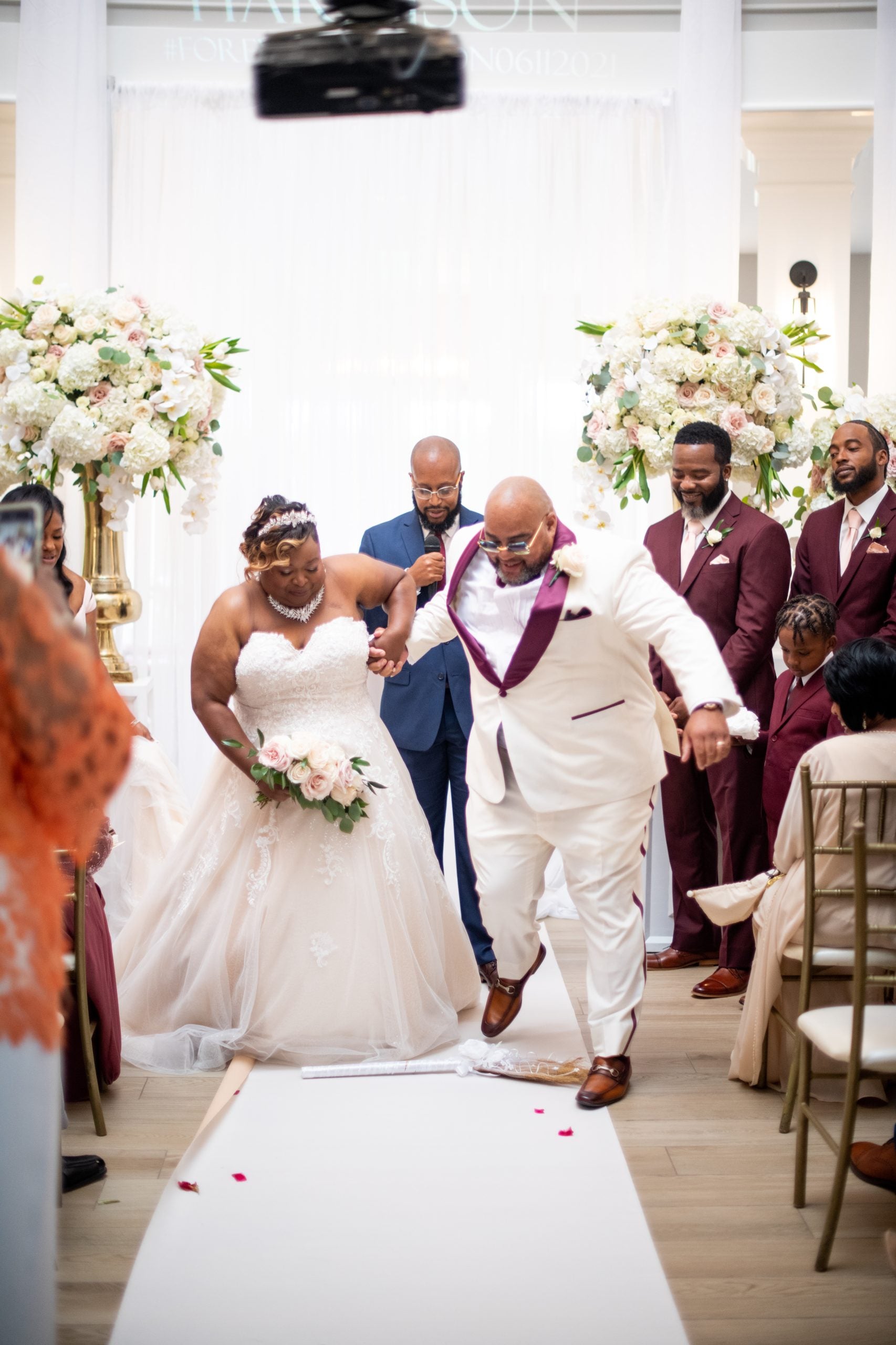 Bridal Bliss: Katrinia And Michael Jumped Over The Broom Into Forever