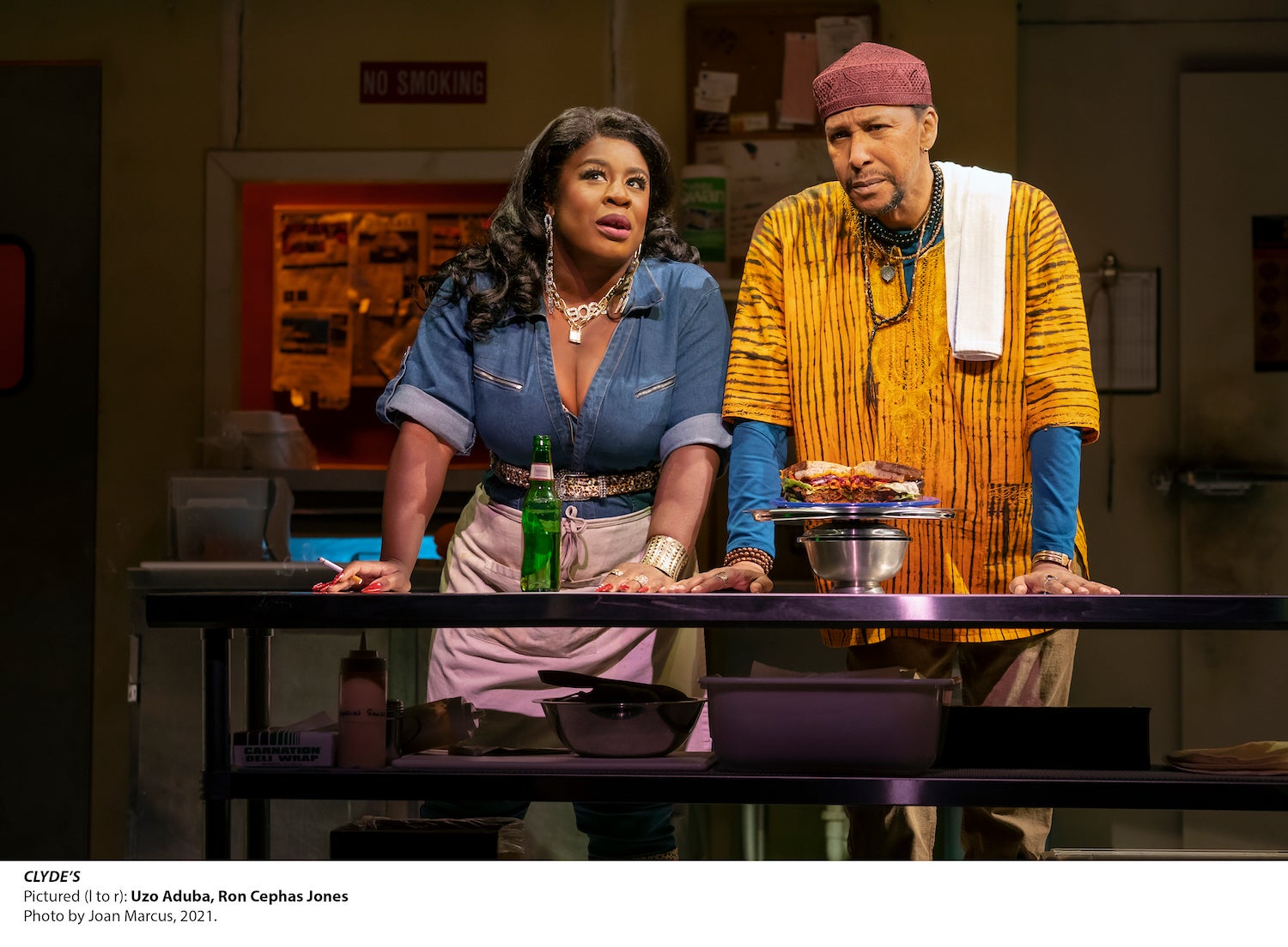 Uzo Aduba And Ron Cephas Jones Show The Power Of Redemption In Lynn Nottage’s ‘Clyde’s’