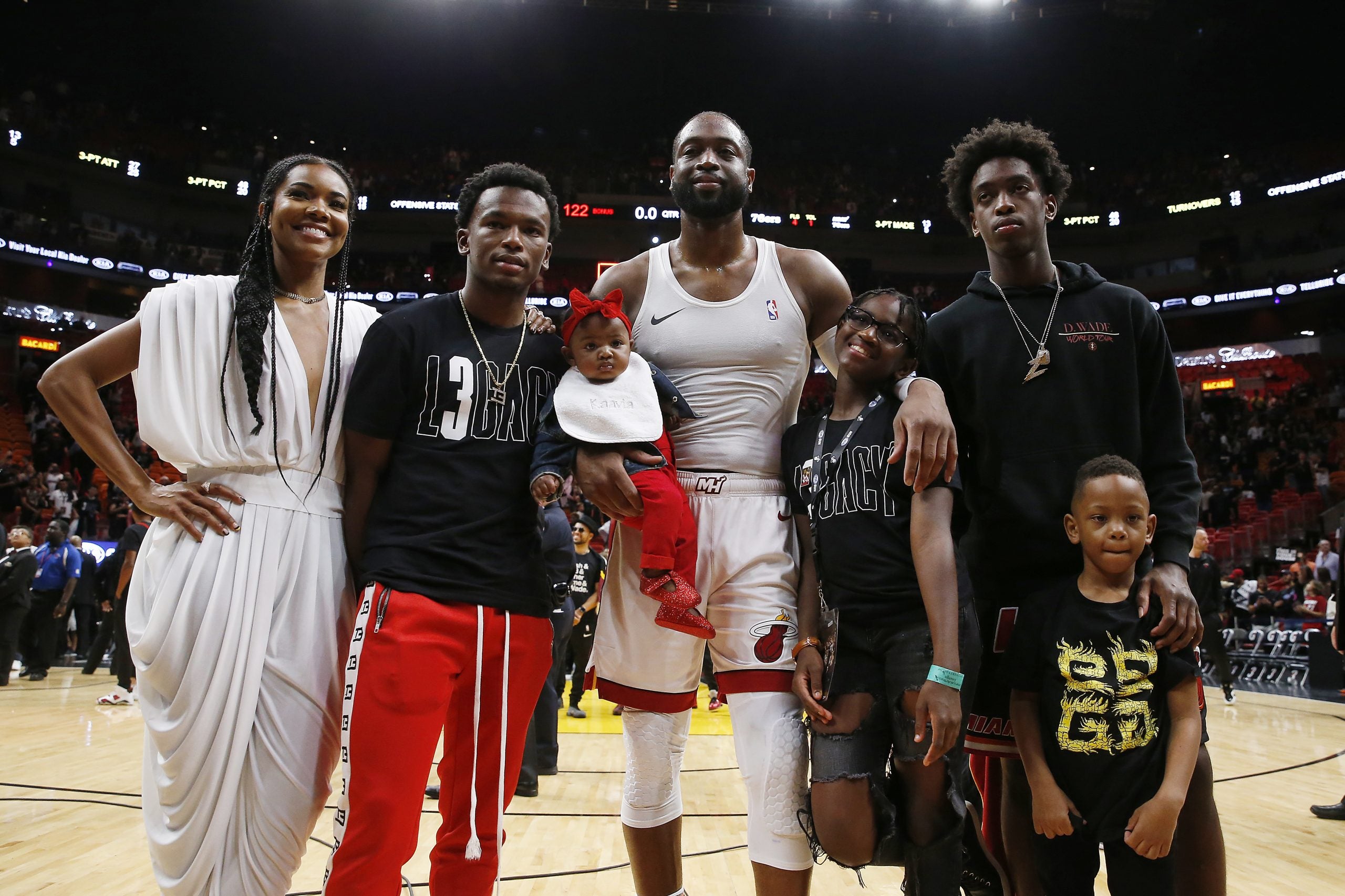 Dwyane Wade Says Not Living With Youngest Son Xavier Is "Challenging" For Him