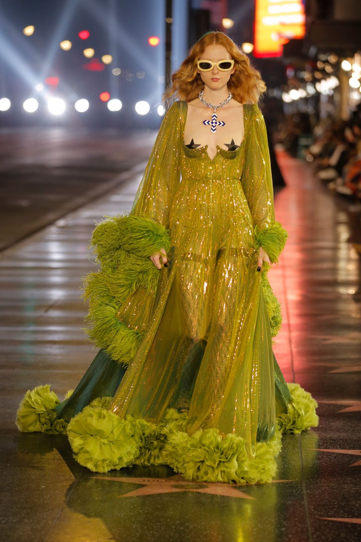 Gucci’s Spring 2022 Collection Is An Opulent Ode To Hollywood
