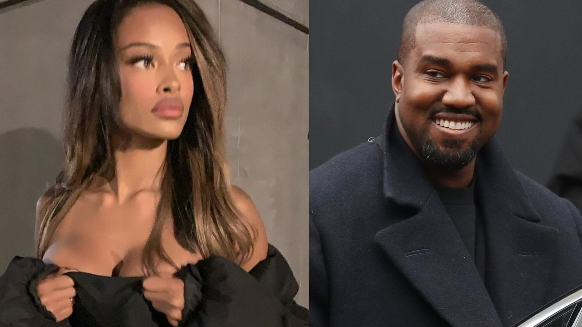 Meet The Model Kanye West Was Just Spotted Cozying Up To Courtside