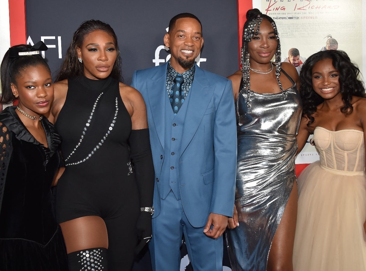 Venus & Serena Williams Join Will Smith And Family For The 'King ...