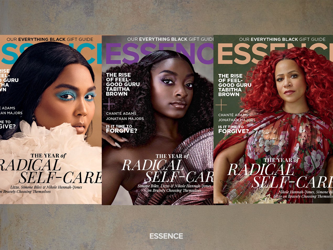 ESSENCE’s Holiday Split-Cover Issue Features Simone Biles, Lizzo, and Nikole Hannah-Jones