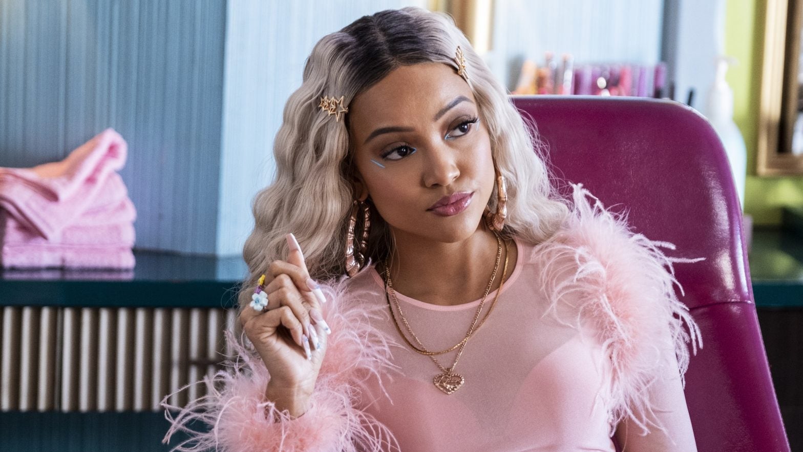Behind-The-Scenes: Karrueche Tran On Honing In On Her Favorite Style Moments From 'Claws' Season 4
