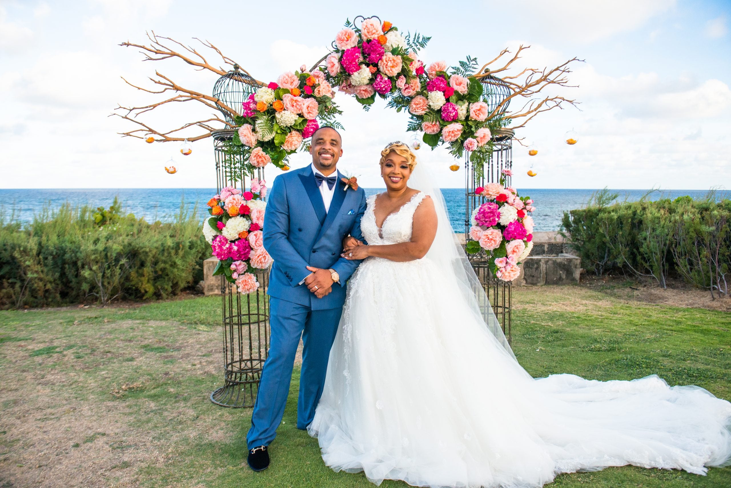 Bridal Bliss: Celeb Chef Huda And Lamar's Dream Destination Wedding Came True In Barbados