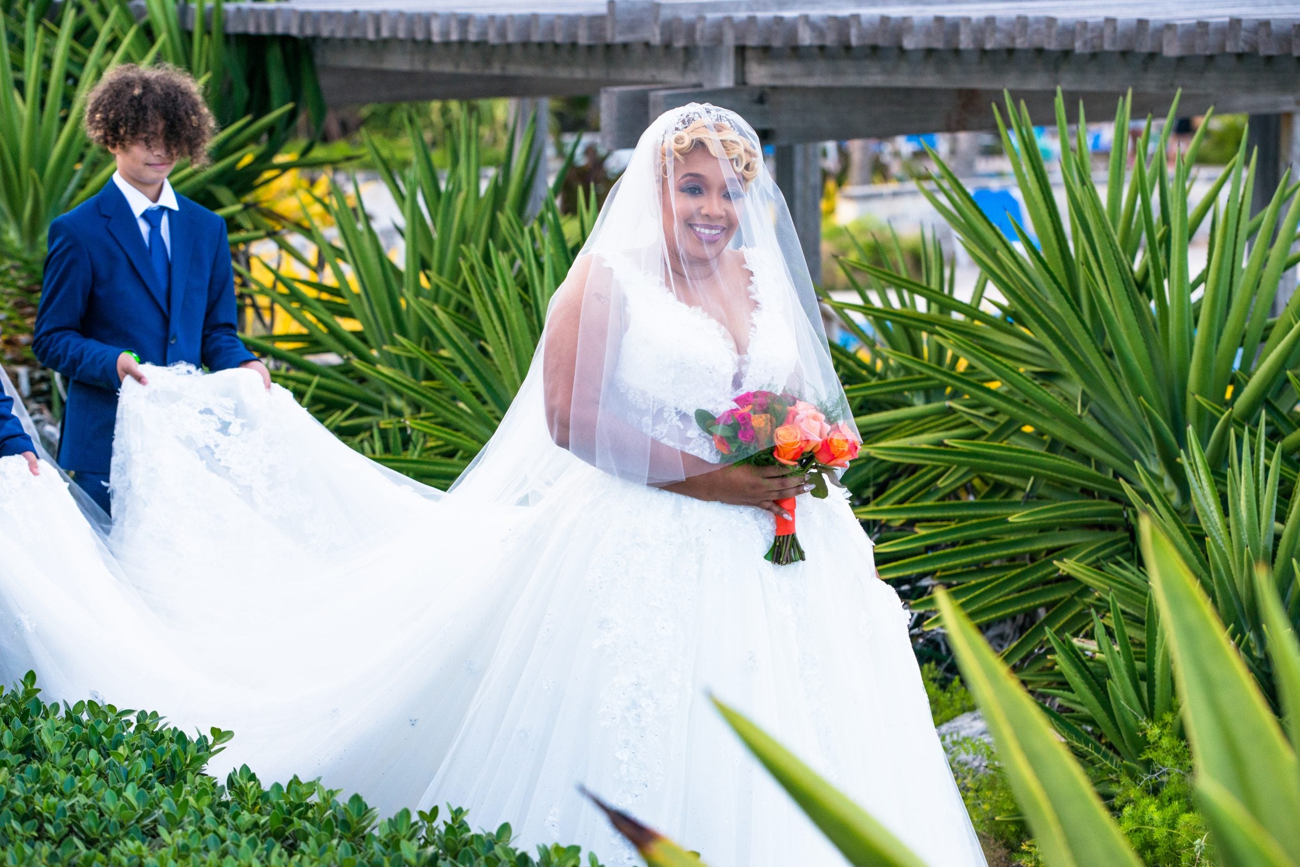 Bridal Bliss: Celeb Chef Huda And Lamar's Dream Destination Wedding Came True In Barbados