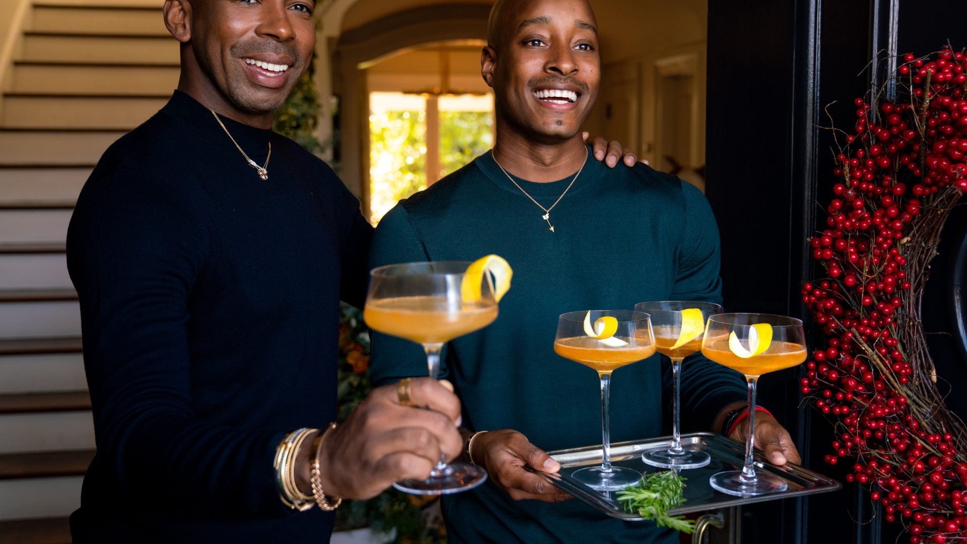 Jason Bolden And Adair Curtis On Their Favorite Christmas Cocktails, Traditions And How To Do The Holiday In Style