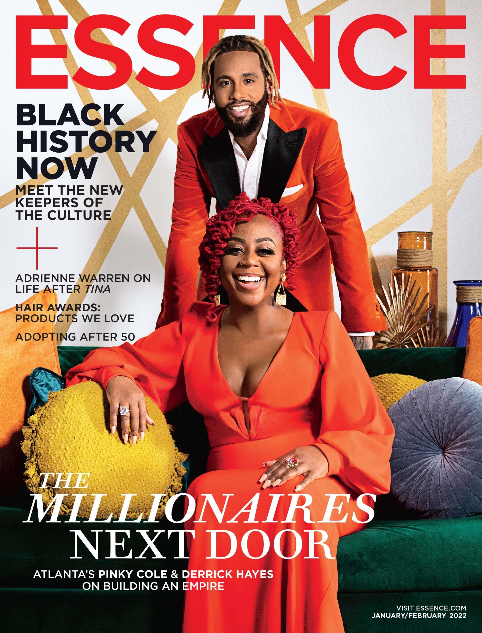 Pinky Cole And Derrick Hayes Are Hot In The Kitchen On ESSENCE Jan/Feb Cover