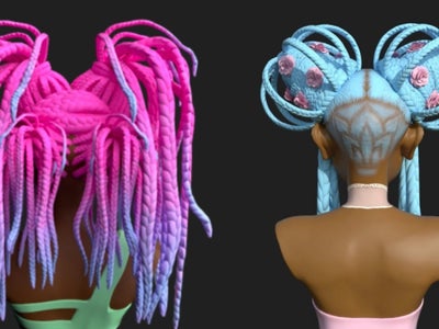 3D-Modeled Black Hairstyles Are Set To Get A Much-Needed Makeover In 2023