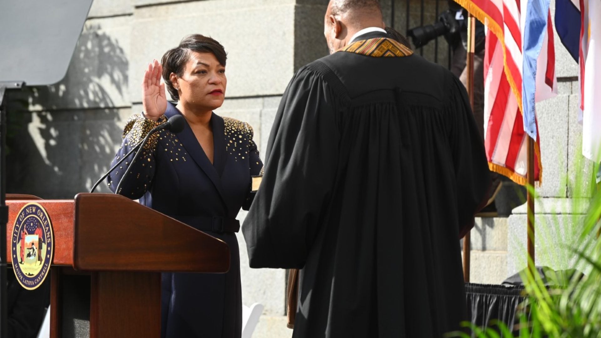 LaToya Cantrell Became The First Woman Mayor Of New Orleans. She's Now Celebrating A Second Term.