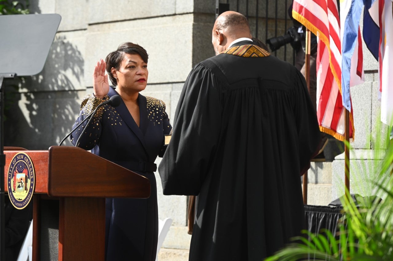 LaToya Cantrell Became The First Woman Mayor Of New Orleans. She's Now Celebrating A Second Term.