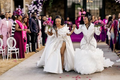 Da Brat, Jesseca Dupart Wed In Star-Studded Celebration With Jermaine Dupri, LisaRaye In Wedding Party