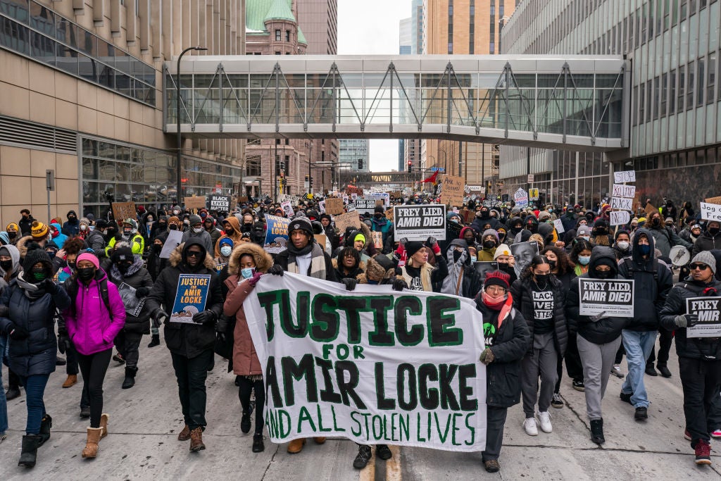 After Amir Locke Killing, Protestors Call For Minneapolis Police Chief To Resign