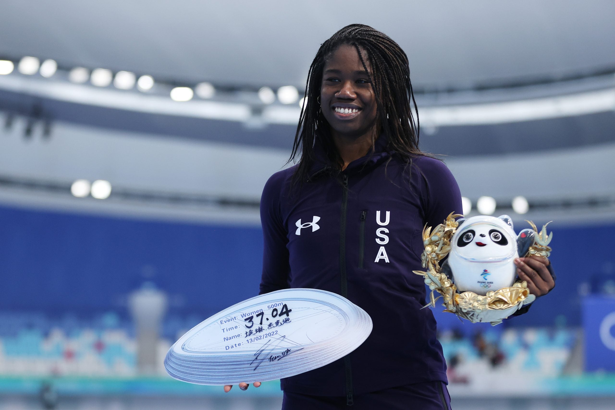 Erin Jackson Makes History As First Black Woman To Win Speed Skating Olympic Medal