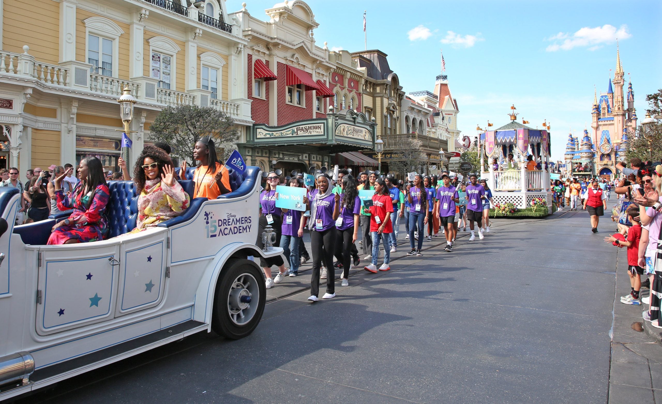 Kelly Rowland, Mickey Mouse The Drum Major And Fireworks: Inside Disney Dreamers Academy Day 1