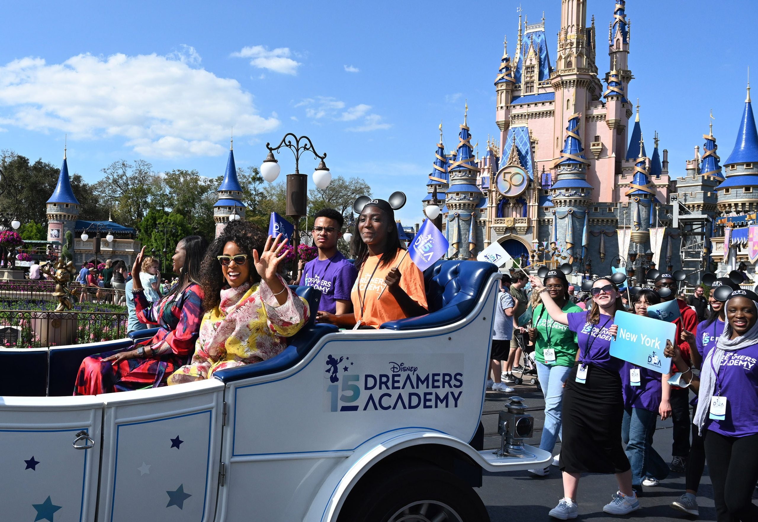 Kelly Rowland, Mickey Mouse The Drum Major And Fireworks: Inside Disney Dreamers Academy Day 1