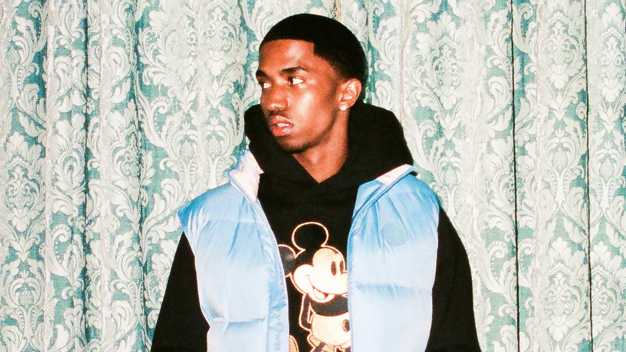 Christian Combs Featured In Collection Look Book For Collaboration Between Drake's OVO Brand And Disney