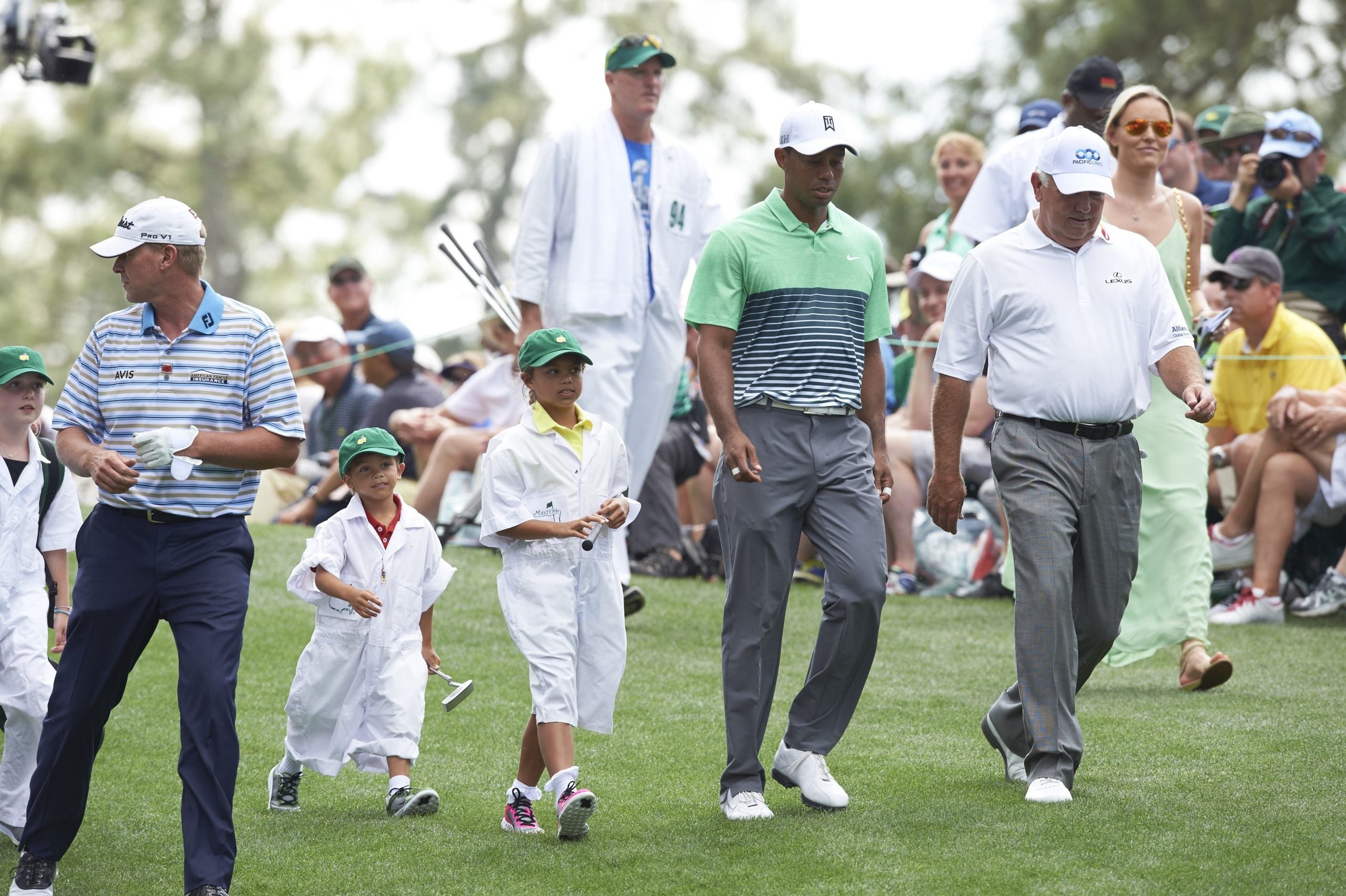 Tiger Woods' Kids Are All Grown Up At His Golf Hall Of Fame Induction Ceremony