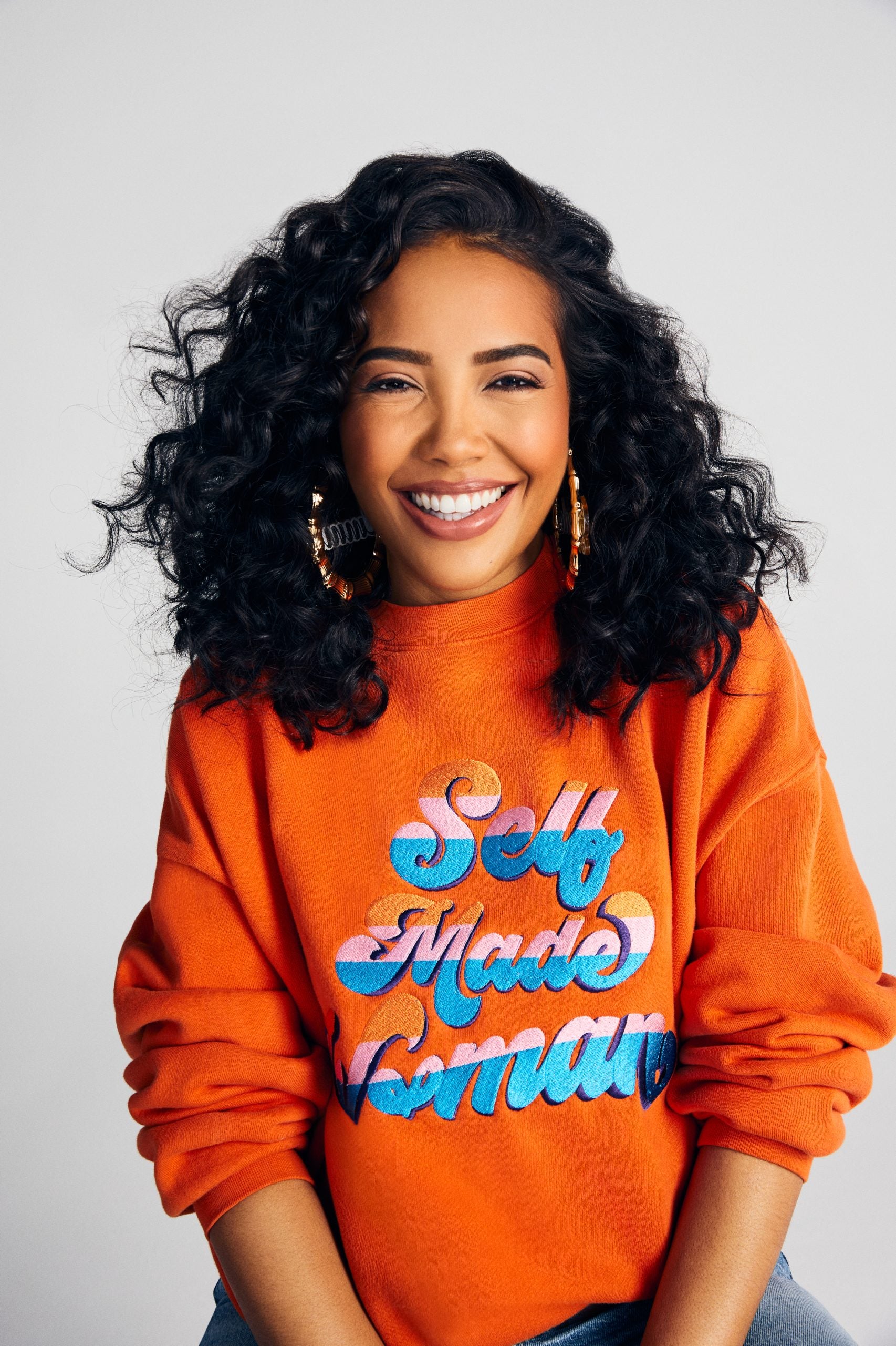 Baroline Diaz Teams Up With Good American For Debut Apparel Collaboration