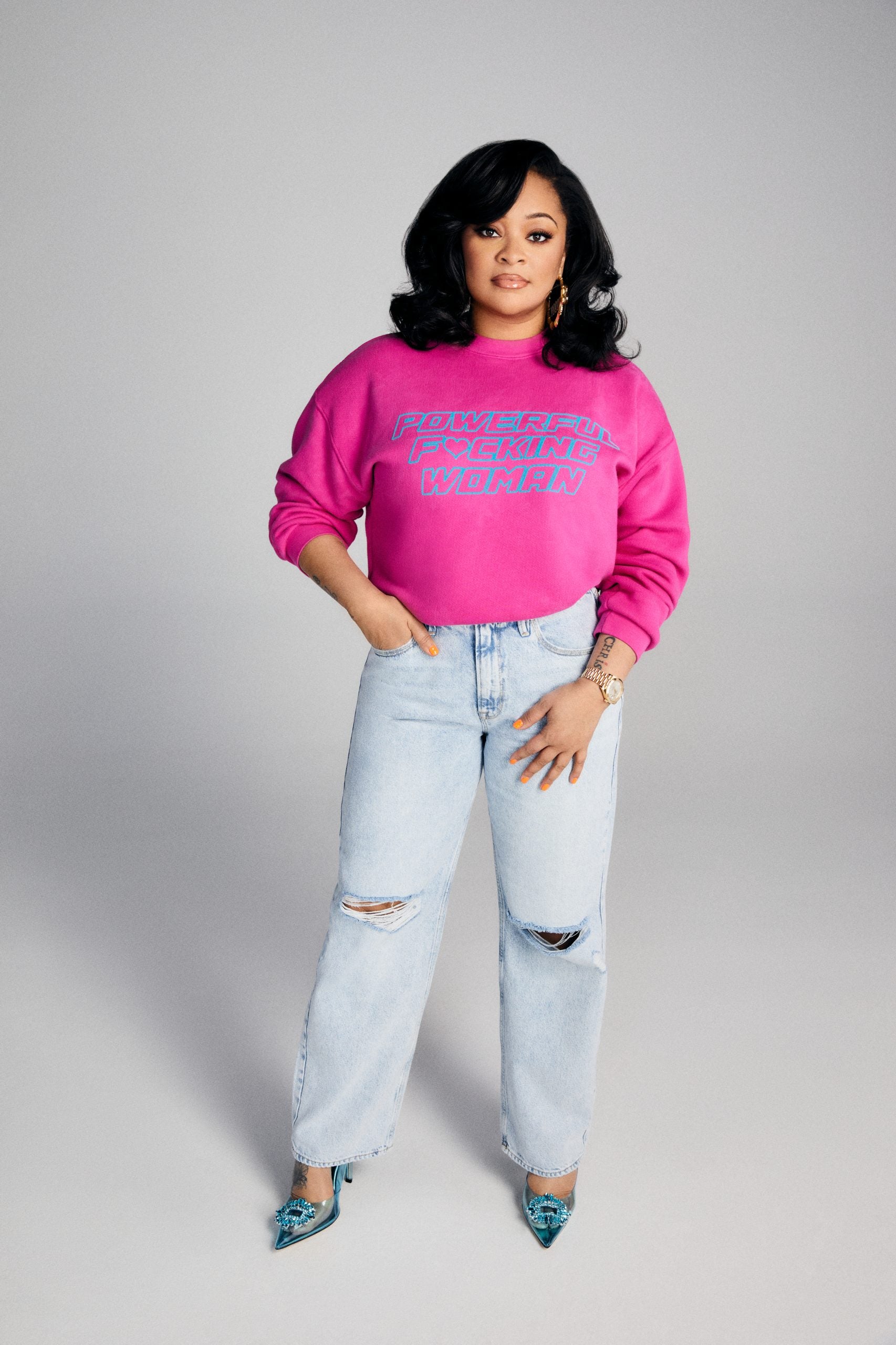 Baroline Diaz Teams Up With Good American For Debut Apparel Collaboration